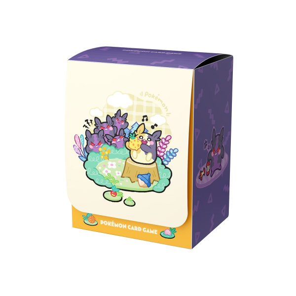 Photo1: Pokemon Center Original Card Game Flip deck case Morpeko (1)