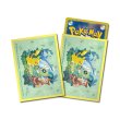 Photo1: Pokemon Center Original Card Game Sleeve Mori No Okurimono Yellow 64 sleeves (1)