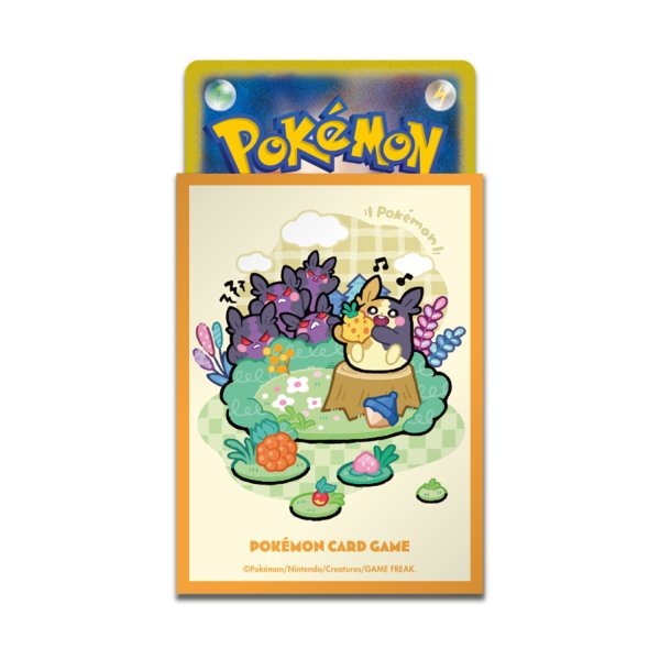 Photo2: Pokemon Center Original Card Game Sleeve Morpeko 64 sleeves (2)