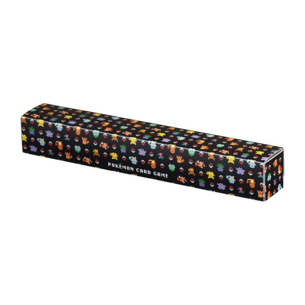 Photo2: Pokemon Center Original Card Game Play Mat Case for Half size BL Pokemon black (2)