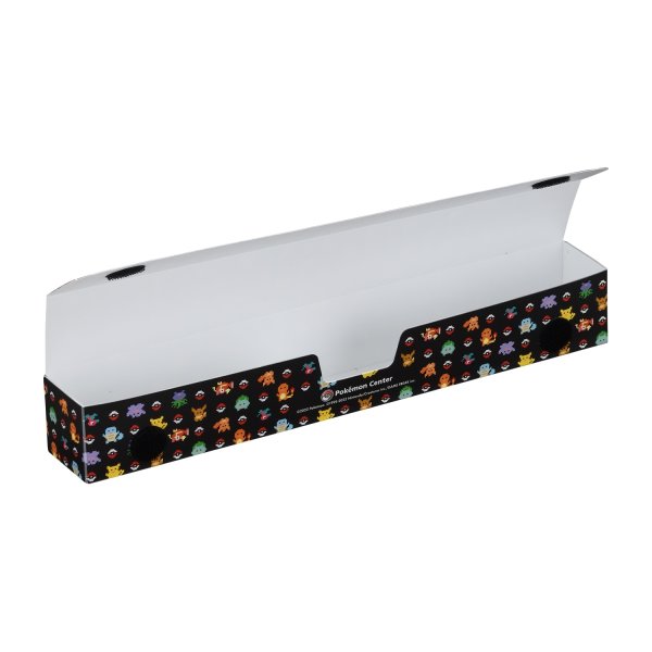 Photo3: Pokemon Center Original Card Game Play Mat Case for Half size BL Pokemon black (3)