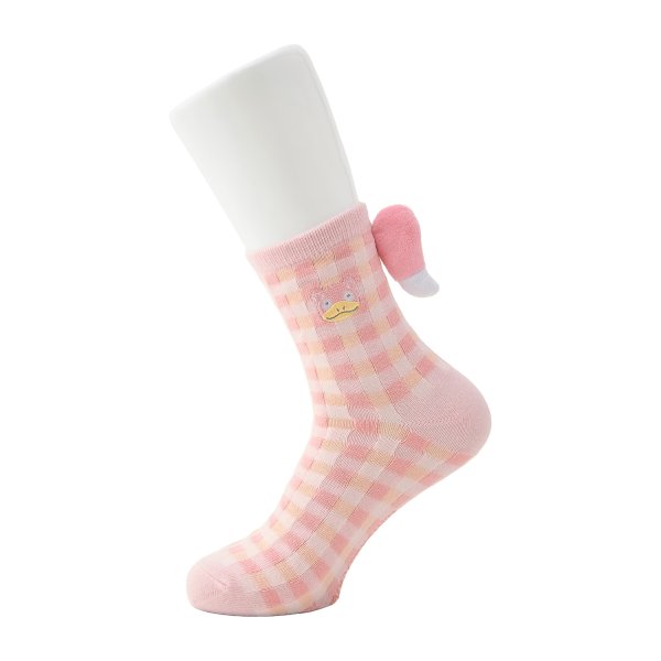 Photo2: Pokemon Center 2026 Socks with Tails for Women 23 - 25 cm 1 Pair Slowpoke (2)