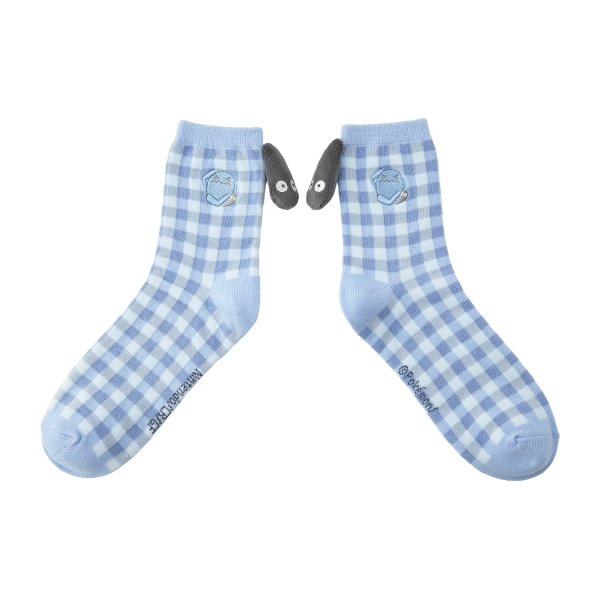 Photo1: Pokemon Center 2026 Socks with Tails for Women 23 - 25 cm 1 Pair Wobbuffet (1)