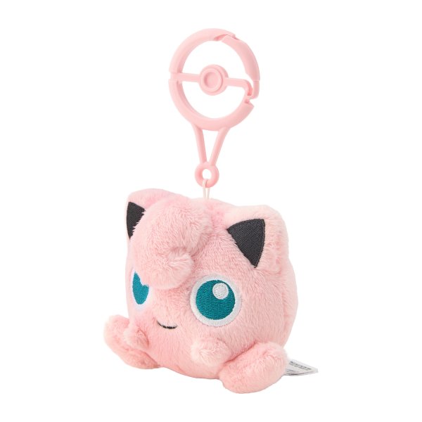 Photo2: Pokemon Center 2026 Plush Mascot with Carabiner Key chain Jigglypuff (2)