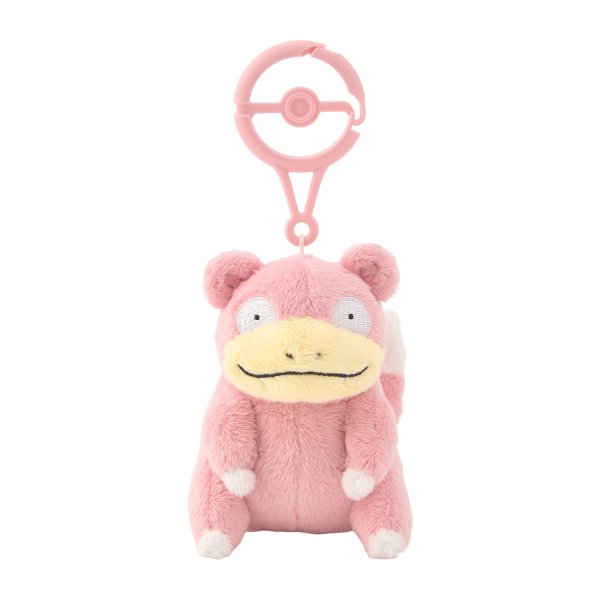 Photo1: Pokemon Center 2026 Plush Mascot with Carabiner Key chain Slowpoke (1)