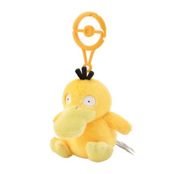 Photo2: Pokemon Center 2026 Plush Mascot with Carabiner Key chain Psyduck (2)
