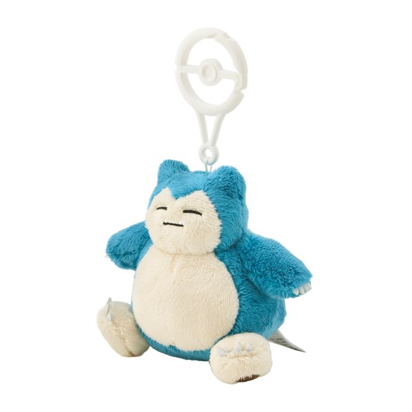 Photo2: Pokemon Center 2026 Plush Mascot with Carabiner Key chain Snorlax (2)