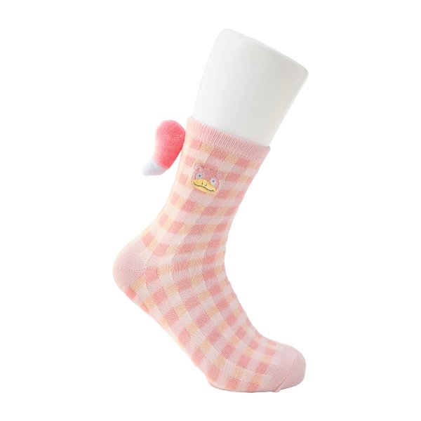 Photo3: Pokemon Center 2026 Socks with Tails for Women 23 - 25 cm 1 Pair Slowpoke (3)