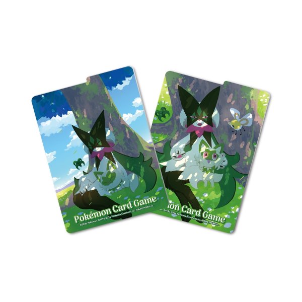 Photo3: Pokemon Center Original Card Game Flip deck case Sprigatito Meowscarada Good Night (3)
