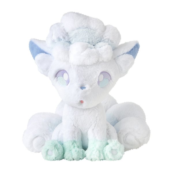 Photo1: Pokemon Center 2026 FUWA-FUWA Fluffy Plush doll Alolan Vulpix (1)