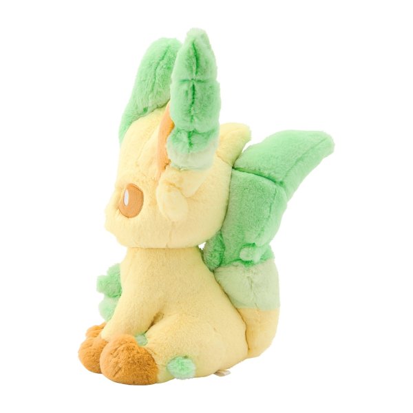 Photo3: Pokemon Center 2025 FUWA-FUWA Fluffy Plush doll Leafeon (3)