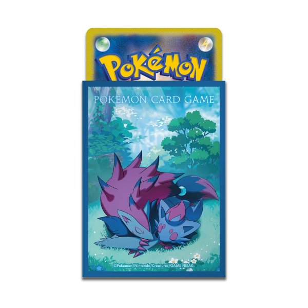 Photo2: Pokemon Center Original Card Game Sleeve Zorua & Zoroark Good Night 64 sleeves (2)