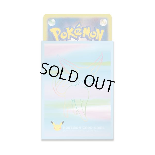 Photo2: Pokemon Center Original Card Game Sleeve Espeon 30th Celebration Premium Gloss 64 sleeves (2)