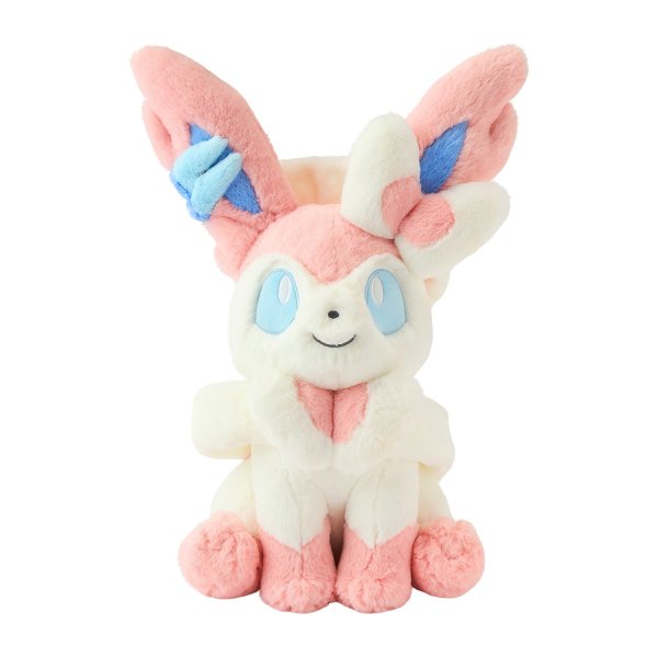 Photo1: Pokemon Center 2025 FUWA-FUWA Fluffy Plush doll Sylveon (1)