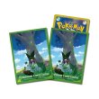 Photo1: Pokemon Center Original Card Game Sleeve Sprigatito Meowscarada Good Night 64 sleeves (1)