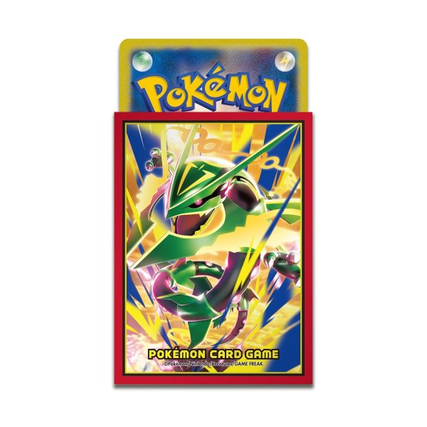 Photo2: Pokemon Center Original Card Game Sleeve Mega Rayquaza Premium Gloss 64 sleeves (2)