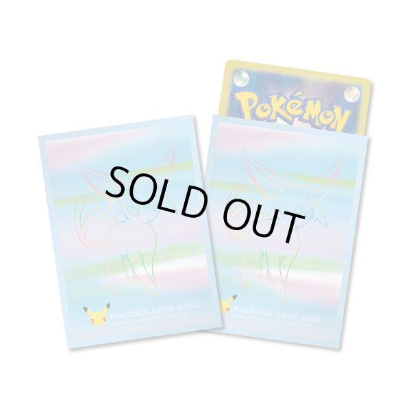 Photo1: Pokemon Center Original Card Game Sleeve Espeon 30th Celebration Premium Gloss 64 sleeves (1)
