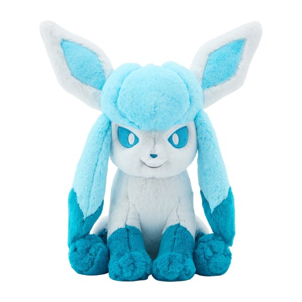 Photo1: Pokemon Center 2025 FUWA-FUWA Fluffy Plush doll Glaceon (1)