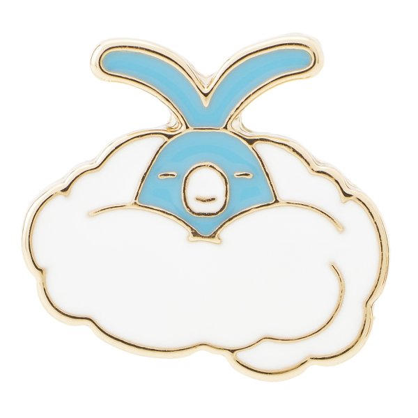 Photo1: Pokemon Center 2025 Pokemon Face Earrings - Pierced Earrings ver. #47 Swablu 1 pc (1)