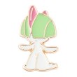 Photo1: Pokemon Center 2025 Pokemon Face Earrings - Pierced Earrings ver. #37 Ralts 1 pc (1)