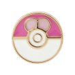 Photo1: Pokemon Center 2025 Pokemon Face Earrings - Pierced Earrings ver. #48 Love Ball 1 pc (1)