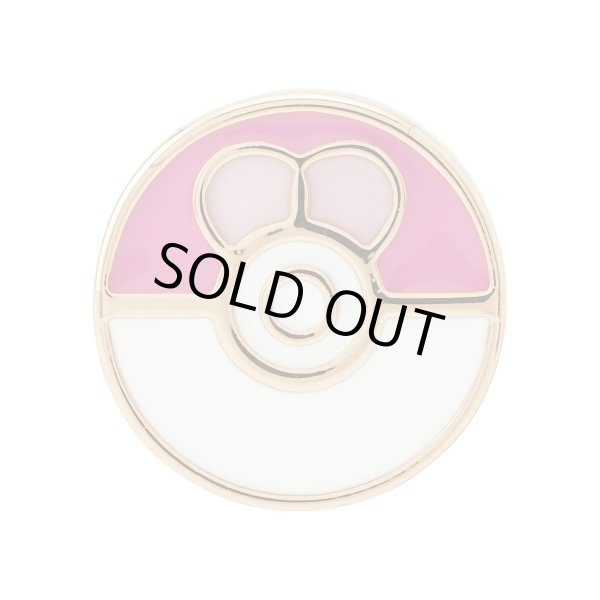 Photo1: Pokemon Center 2025 Pokemon Face Earrings - Pierced Earrings ver. #48 Love Ball 1 pc (1)