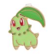 Photo1: Pokemon Center 2025 Pokemon Face Earrings - Pierced Earrings ver. #44 Chikorita 1 pc (1)
