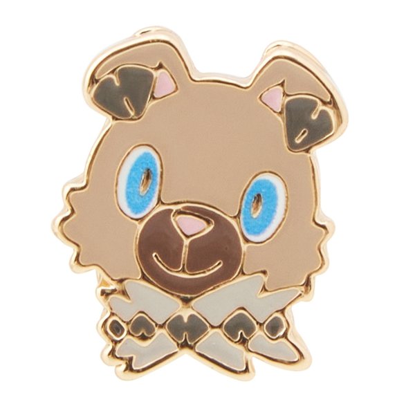 Photo1: Pokemon Center 2026 Pokemon Face Earrings - Pierced Earrings ver. #54 Rockruff 1 pc (1)