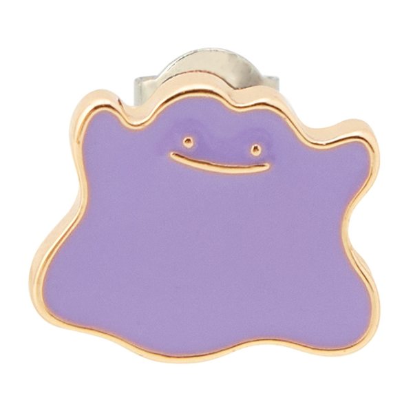 Photo1: Pokemon Center 2026 Pokemon Face Earrings - Pierced Earrings ver. #52 Ditto 1 pc (1)