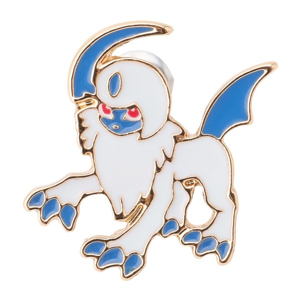 Photo1: Pokemon Center 2026 Pokemon Face Earrings - Pierced Earrings ver. #56 Absol 1 pc (1)