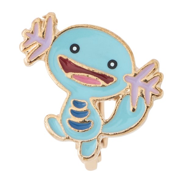 Photo1: Pokemon Center 2025 Pokemon Face Earrings - Clips Earrings ver. #36 Wooper 1 pc (1)