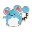 Photo1: Pokemon Center 2025 Pokemon Face Earrings - Pierced Earrings ver. #35 Marill 1 pc (1)