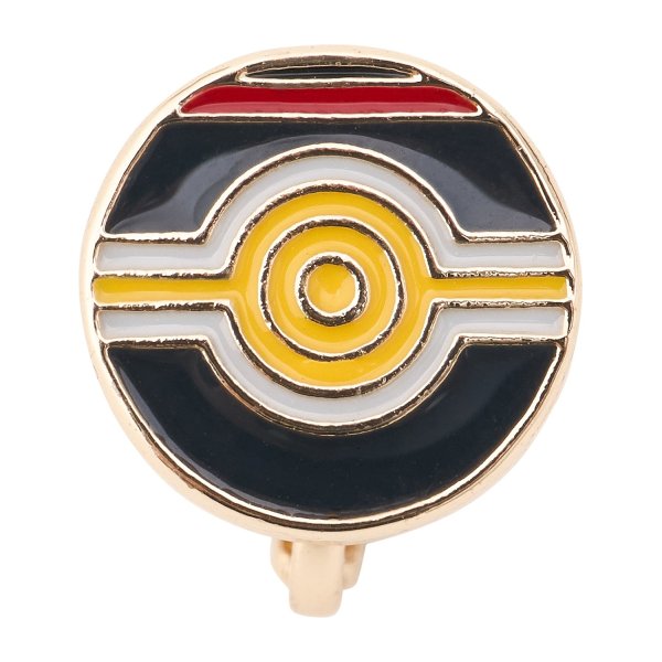 Photo1: Pokemon Center 2026 Pokemon Face Earrings - Clips Earrings ver. #59 Luxury Ball 1 pc (1)
