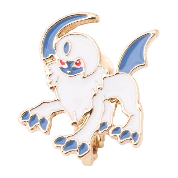 Photo1: Pokemon Center 2026 Pokemon Face Earrings - Clips Earrings ver. #56 Absol 1 pc (1)