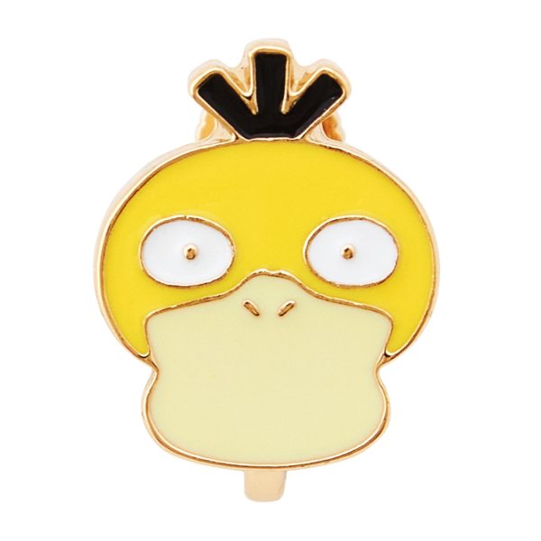 Photo1: Pokemon Center 2026 Pokemon Face Earrings - Clips Earrings ver. #55 Psyduck 1 pc (1)