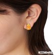 Photo3: Pokemon Center 2025 Pokemon Face Earrings - Clips Earrings ver. #45 Torchic 1 pc (3)