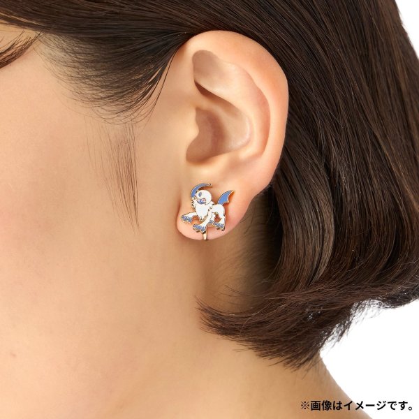 Photo3: Pokemon Center 2026 Pokemon Face Earrings - Clips Earrings ver. #56 Absol 1 pc (3)