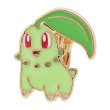 Photo1: Pokemon Center 2025 Pokemon Face Earrings - Clips Earrings ver. #44 Chikorita 1 pc (1)