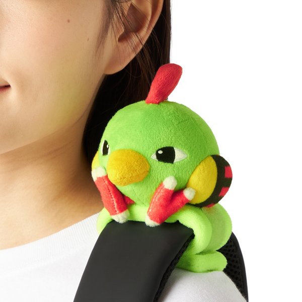 Photo4: Pokemon Center 2025 Shoulder Riding Mascot Plush Natu (4)
