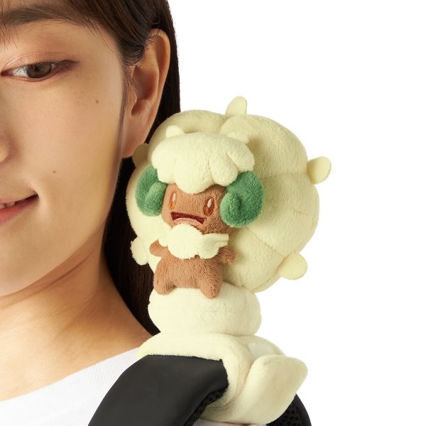 Photo4: Pokemon Center 2025 Shoulder Riding Mascot Plush Whimsicott (4)
