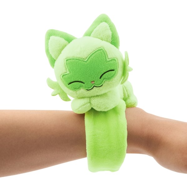 Photo5: Pokemon Center 2025 Shoulder Riding Mascot Plush Sprigatito (5)