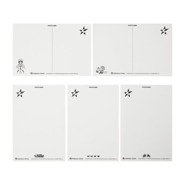 Photo2: Pokemon Center 2025 POKEMON TRAINERS STARDUST BESTIES Postcard & Stand Set (2)