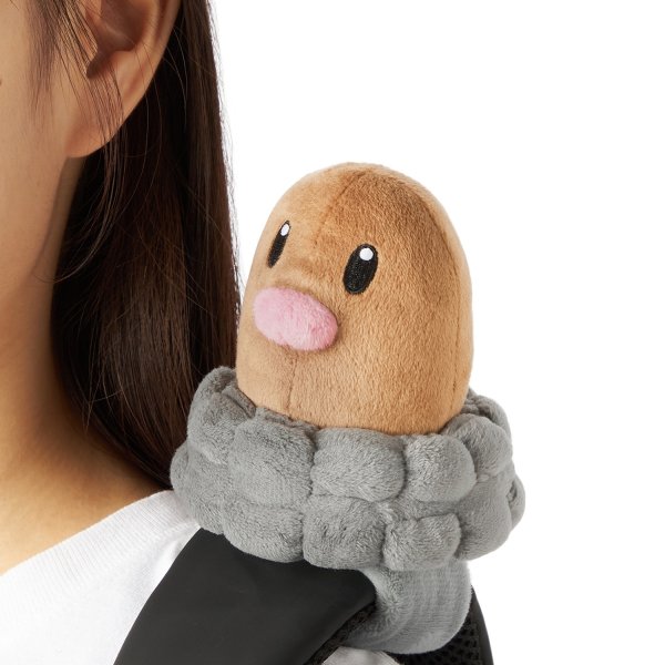 Photo4: Pokemon Center 2025 Shoulder Riding Mascot Plush Diglett (4)