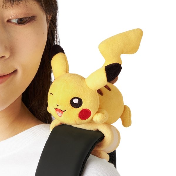 Photo4: Pokemon Center 2025 Shoulder Riding Mascot Plush Pikachu (4)