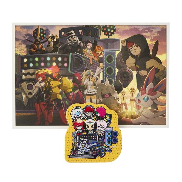 Photo4: Pokemon Center 2025 POKEMON TRAINERS STARDUST BESTIES Postcard & Stand Set (4)