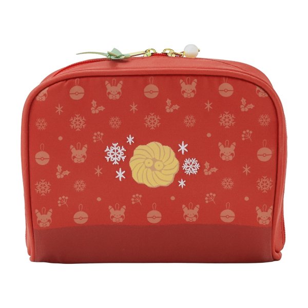 Photo4: Pokemon Center 2026 Preparing For Christmas Pikachu Pouch case Bag (4)