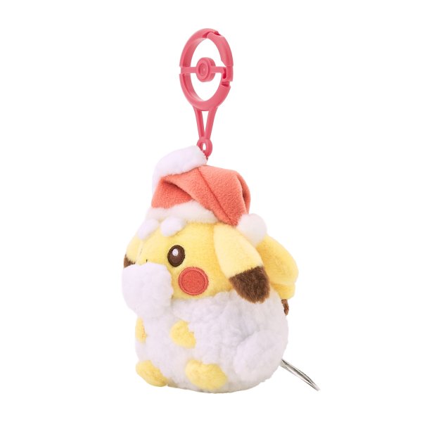 Photo2: Pokemon Center 2026 Preparing For Christmas Pikachu Plush Mascot Key chain Snow Pikachu (2)
