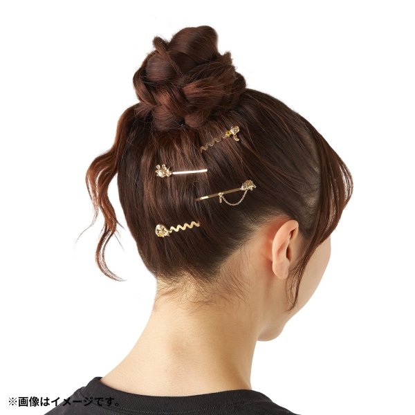 Photo3: Pokemon Center 2026 Give Me Electricity! Hair Pin Clip Dedenne Helioptile Joltik (3)