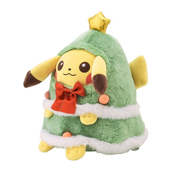 Photo1: Pokemon Center 2026 Preparing For Christmas Pikachu Tree-Playing Pikachu (1)