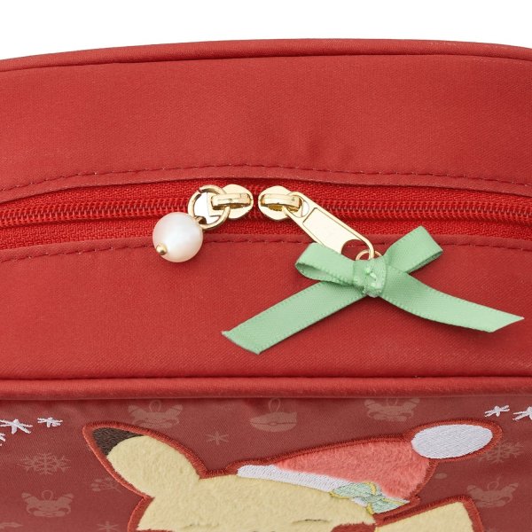 Photo5: Pokemon Center 2026 Preparing For Christmas Pikachu Pouch case Bag (5)